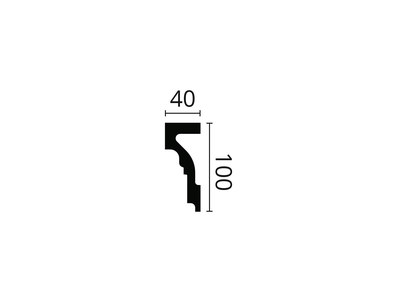 Дверной наличник WL4 WALLSTYL® - 100*40*2000мм