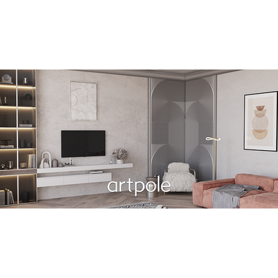 Гипсовая панель PALLADA + LED артикул M-0062