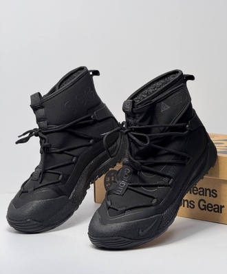 Nike ACG Air Terra Antarktik Black Fur с мехом