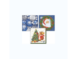 Салфетки 33*33 НОВЫЙ ГОД 20л Bouguet 3-х слойные в ассортименте/12/