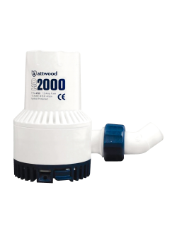 Помпа трюмная погружная Attwood HD2000 31309 24В 2,9А 95л/мин под шланг Ø28мм