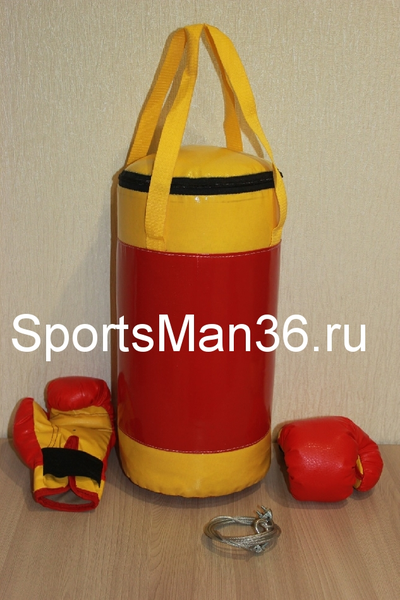 Груша боксерская детская красная