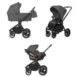 Коляска 3в1 Carrello Epica Iron Grey 2022