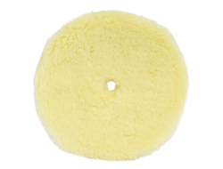 Мягкий полировальный диск из натуральной овчины, диаметр 150/170, жёлтый BW180M