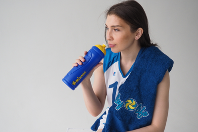 Полотенце маленькое синее