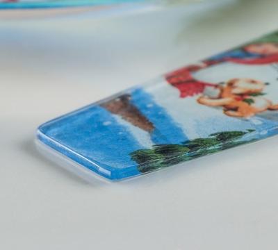 Тортовница с лопаткой «Снеговик», d=30 см, лопатка 26,5×7 см