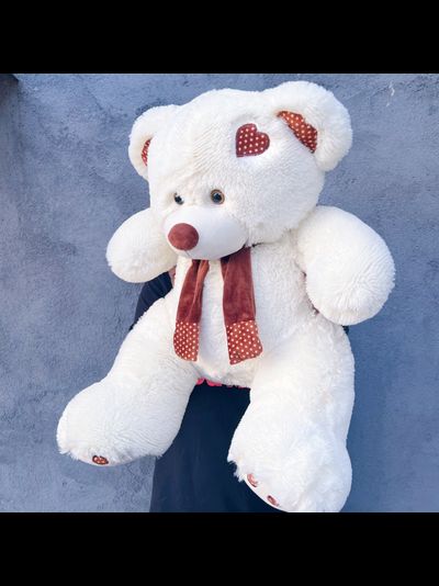 Плюшевый мишка 90 см бежевый Тони