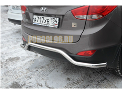 Защита заднего бампера волна d53 для Hyundai IX 35 2010-2015