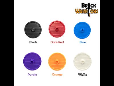 Круглый щит (цвет: красный)