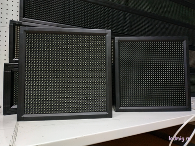 Светофор по типу «свободно-занято» 370*370мм RGB