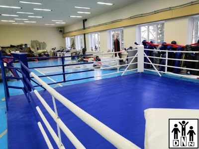 Ринг боксёрский на упорах 7х7м (боевая зона 6х6м, монтажная площадка 7х7м) DNN