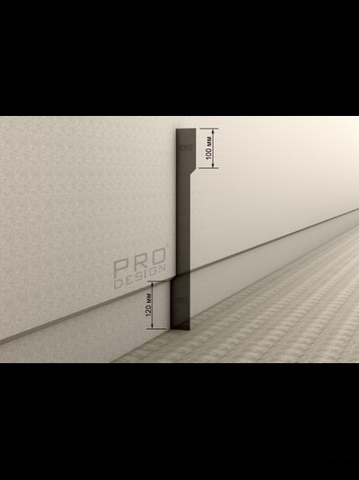 Шаблон для монтажа Скрытого плинтуса, сталь 2*50*500 мм