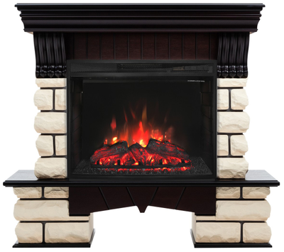 Электрокамин Kavkaz AO с очагом Evrika 25.5 LED