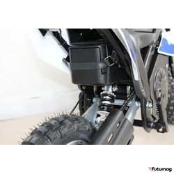 Электромотоцикл GreenCamel Питбайк DB300, 36V 800W R10 быстросъемная батарея синий