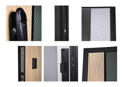 Стальная дверь   Эдинбург с зеркалом (биометрический замок)