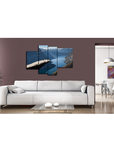 Модульная картина "Акробатика на природе"