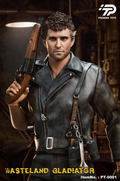 ПОМЯТ УГОЛОК - Безумный Макс, Макс Рокатански (Мел Гибсон, "Mad Max") - КОЛЛЕКЦИОННАЯ ФИГУРКА 1/6 Wasteland Gladiator (PT0001) - Premier Toys