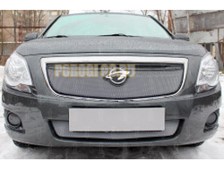 Защита радиатора Ravon R4 2016- / Chevrolet Cobalt 2013- chrome низ
