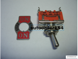 Выключатель тумблер 15А (3 положения, 3 контакта) 03000077