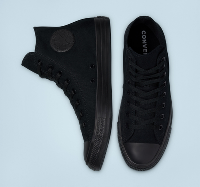 Converse total black basse online