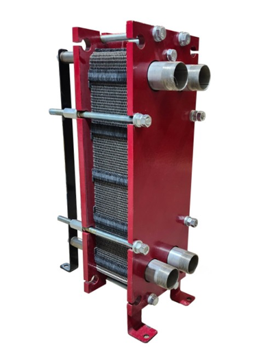 Теплообменник TG09 резьбовое присоединение 2"