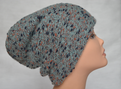 голубая шапка бини женская фото