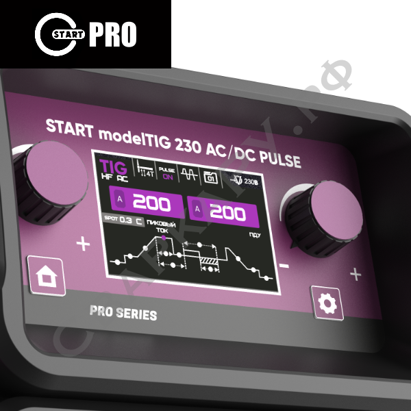 Установка для аргонодуговой сварки Старт modelTIG 230 AC/DC TIG Pulse