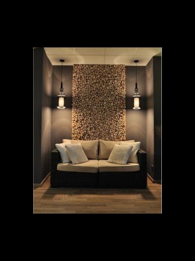 3D-Панно из можжевельника на щите 500х500 мм