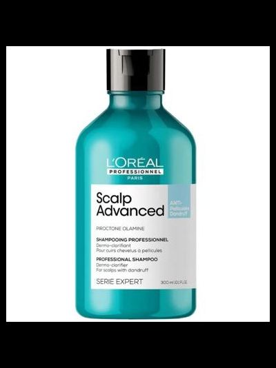 L'OREAL PROFESSIONNEL SCALP ADVANCED Шампунь против перхоти для всех типов волос, 300 мл