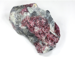 Эвдиалит в породе, Россия, Кольский п-ов, Хибины (70*35*30 мм, 103 г) №25686