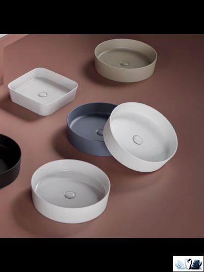 Раковина Creavit Loop LP040-00CB00E-0000 LP040 квадратная, глянец белоснежного цвета