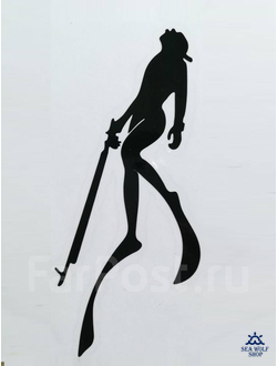 Наклейка сувенир черный оракал Подвох 12см