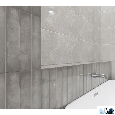 Плитка Azori Декор Bricks 31,5 х 63 см настенный с орнаментом