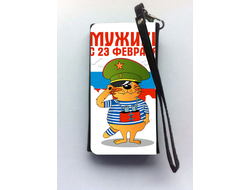 Универсальный чехол на 23 февраля на телефон №6