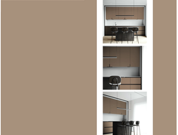 Мебельные фасады в цвете Мокко  U2502/16PE  NEOMATT