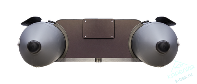 Лодка ПВХ Мастер Лодок Таймень NX2850CKK Слань-книжка киль "Комби" Св.Серый / Графит