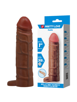 Увеличивающая насадка Penis Extender - 17,5 см.