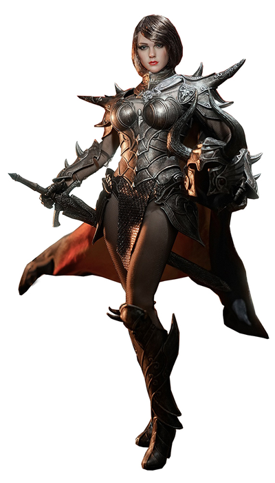 Рыцарь Пламени в черном - Коллекционная ФИГУРКА 1/6 scale Knight of Fire - Black  (PL2020-173C) - TBLeague