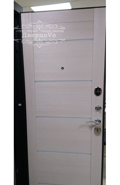 ГАРДА 7,5 см МУАР ЧЕРНЫЙ/ ЦАРГА. ЛИСТВЕННИЦА БЕЖ/ БЕЛЫЙ ЛАКОБЕЛЬ