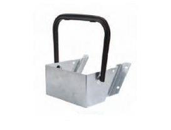 Держатель противооткатного упора со складной ручкой