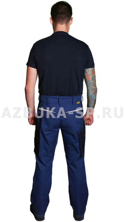 Брюки 2020-ТОМБОЙ®, цв. синий/тёмно-синий