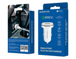 6931474708687	АЗУ Borofone BZ12A Lasting power single port QC3.0 in-car charger (white)