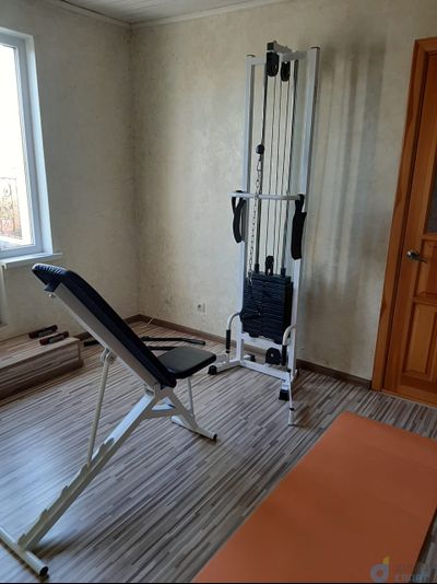 "Компакт" 60 кг со скамьей (металлические обрезиненные плиты)