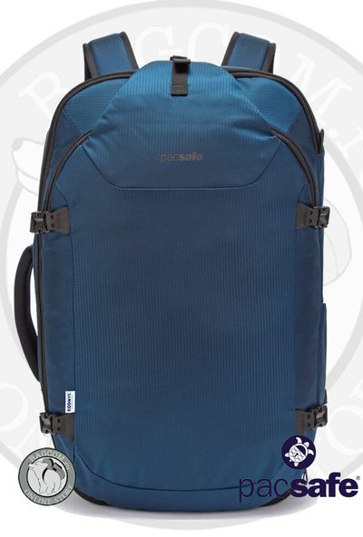 Pacsafe Venturesafe EXP45 Econyl Ocean вид спереди