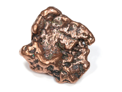 Медь полированная с одной стороны, коллекционный образец, США (45*40*23 мм, вес: 88 г) №25682