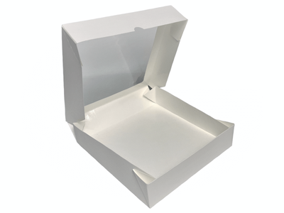 Коробка кондитерская (белая), 200*200*40мм