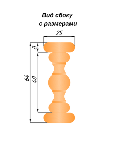 Серия "Модерн". Вид сбоку.