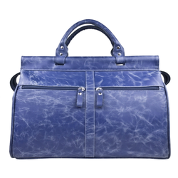 Кожаный саквояж Veano blue (арт. 4004-07)