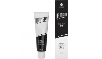 Краска для ресниц и бровей BRONSUN, 15мл