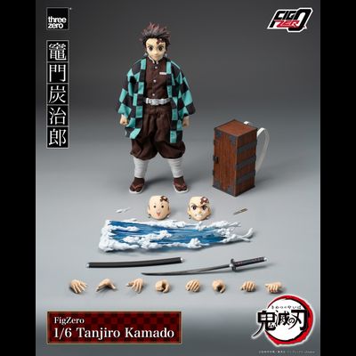 Танджиро Камадо ("Клинок, рассекающий демонов") - Коллекционная фигурка 1/6 Demon Slayer Tanjiro Kamado (3Z06670W0) - Threezero